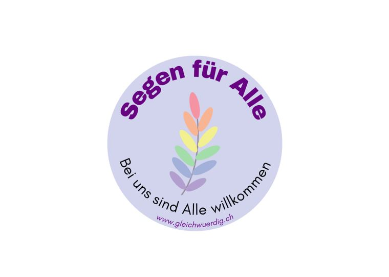 Der Button kann auch als Sticker unter office@gleichwürdig bestellt werden.