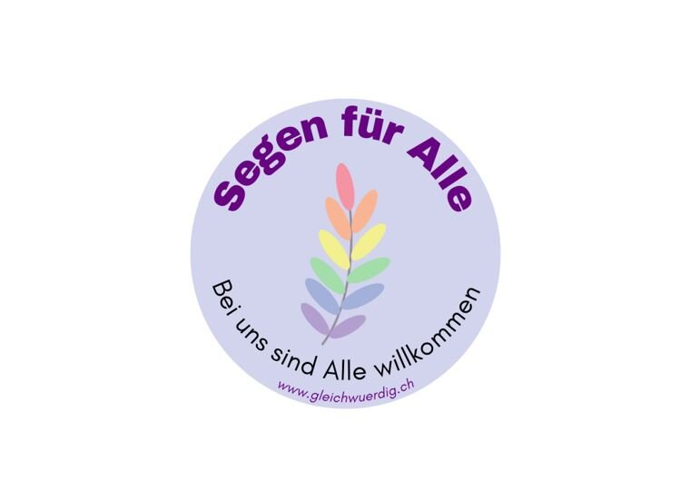 Der Button kann auch als Sticker unter office@gleichwürdig bestellt werden.