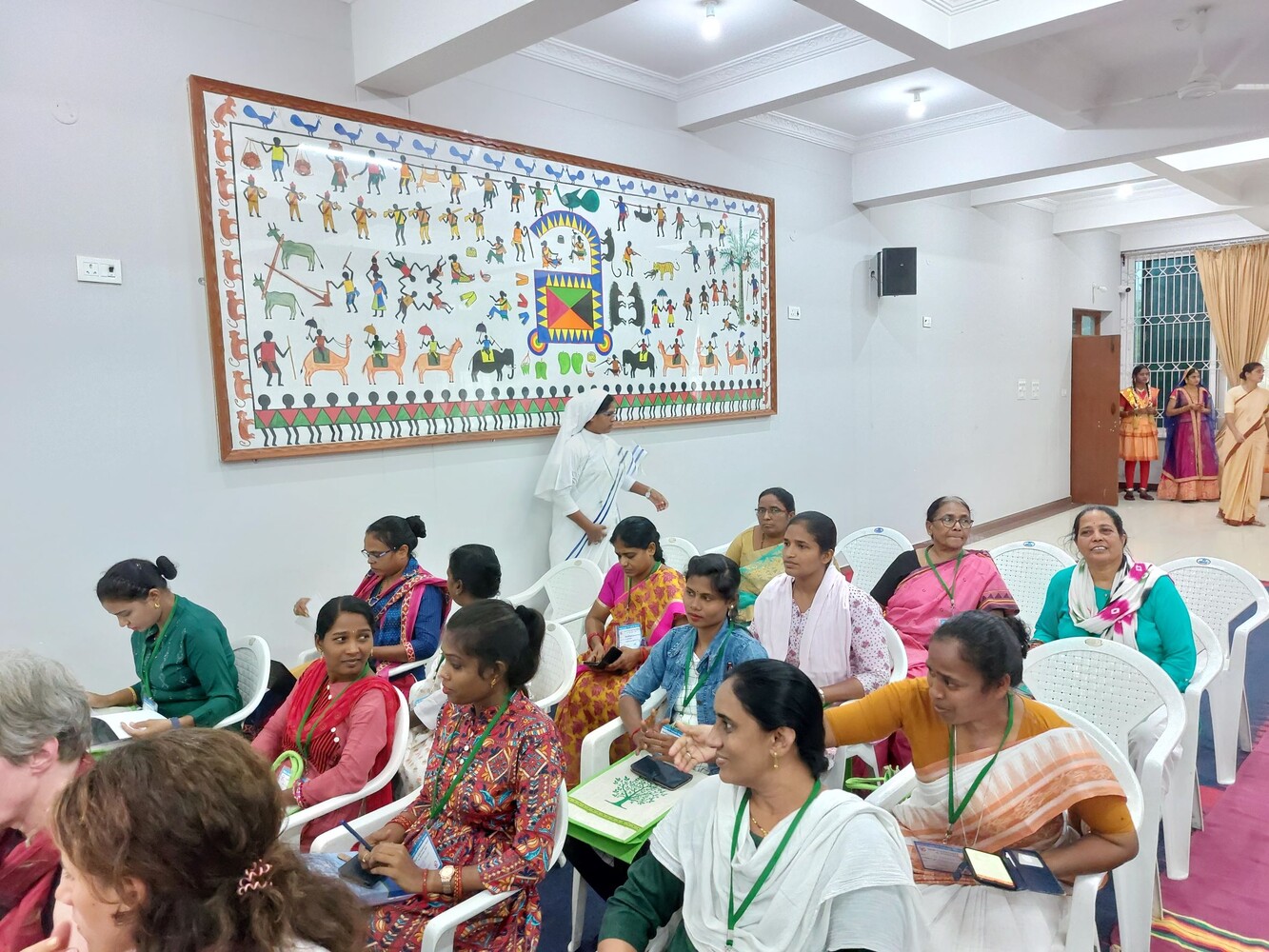 Partnerworkshop in Hyderabad, Bundesstaat Telangana, Indien, Oktober 2022. Dieser findet alle drei Jahre unter Teilnahme der Programmverantwortlichen des Elisabethenwerks statt. 