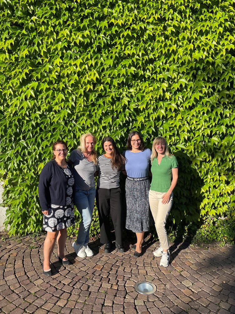 Sabine Feierabend, Doris Trinkler, Gisèle Schweizer, Lisa Wieland und Uta Stricker (v.l.n.r.)