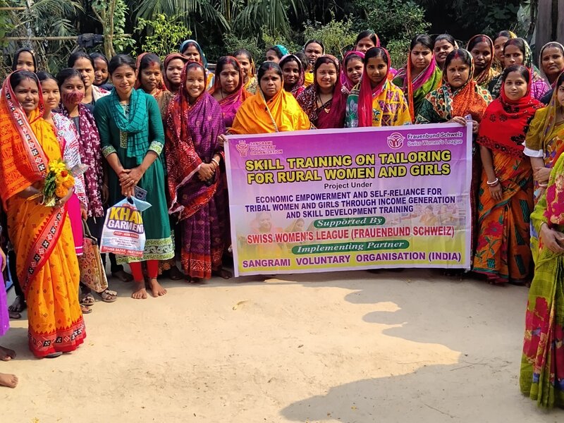 Teilnehmerinnen von Schneiderei-Ausbildung.