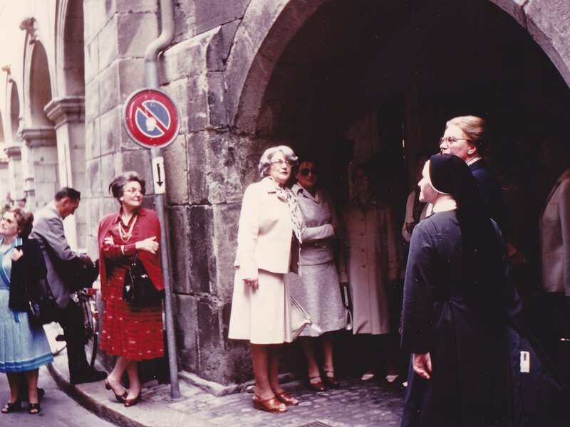 Frauenbund-Vorstand bei der 800-Jahr-Feier der Stadt Luzern im Jahr 1978